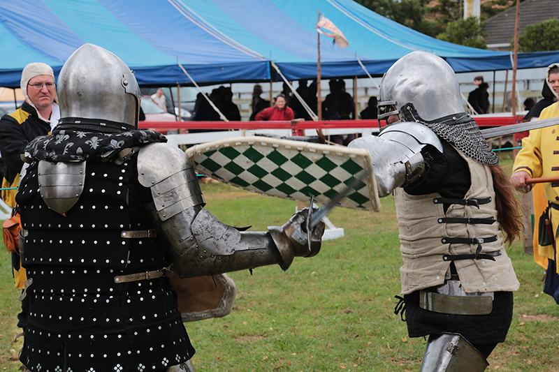 Medieval Market : Swords and Armour : Medieval Fighting : Levin : New Zealand : Richard Moore : Journalist : Photographer :